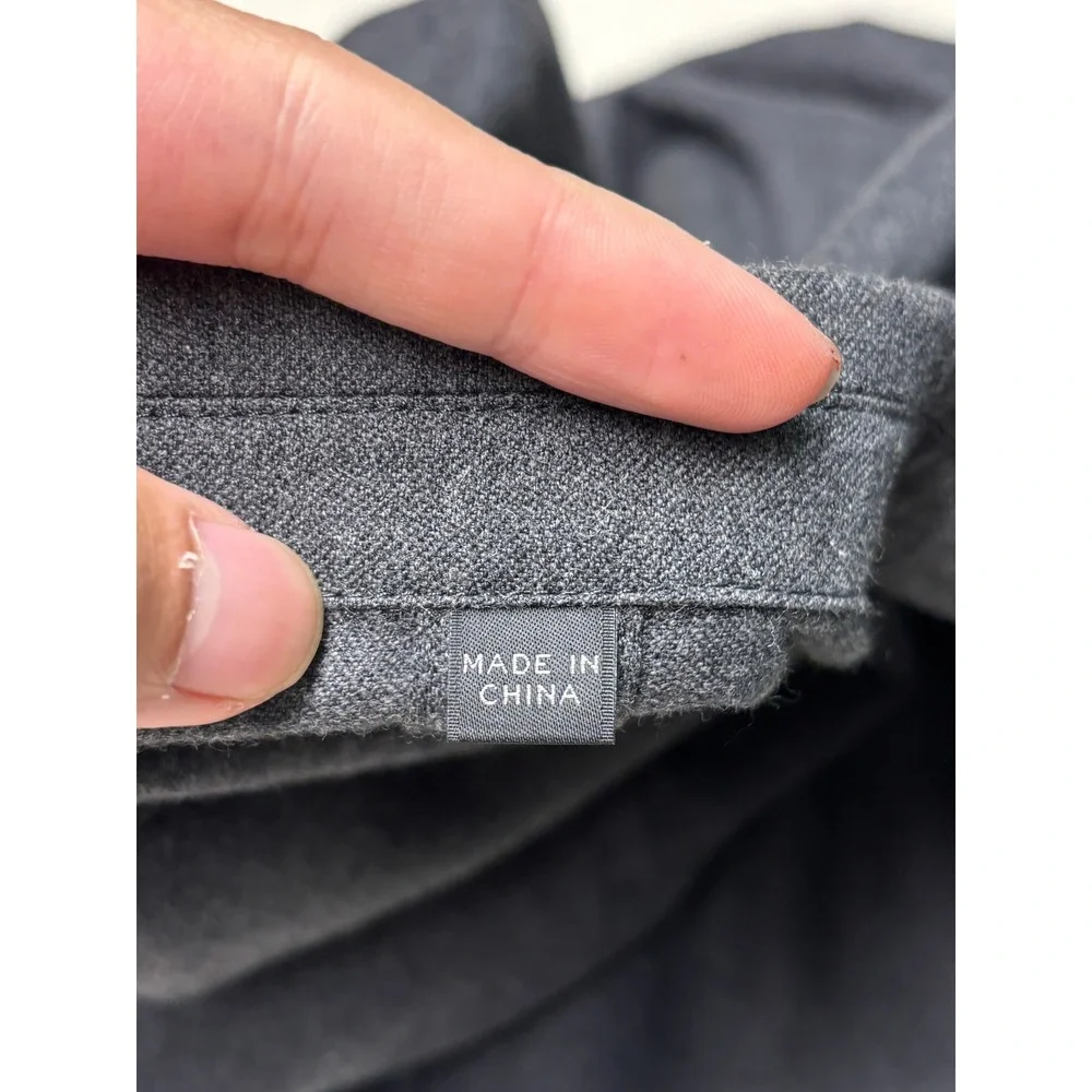 J.Crew Ludlow Slim Suit Mens 46R W38 L30 Moon British Cloth Charcoal Grey Wool